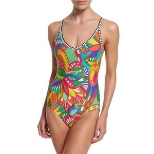 Trina Turk Vibrant Montezuma One-Piece Swimsuit